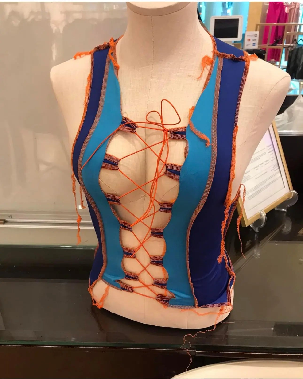 Strappy Tank Milk Haute Clothing & Couture