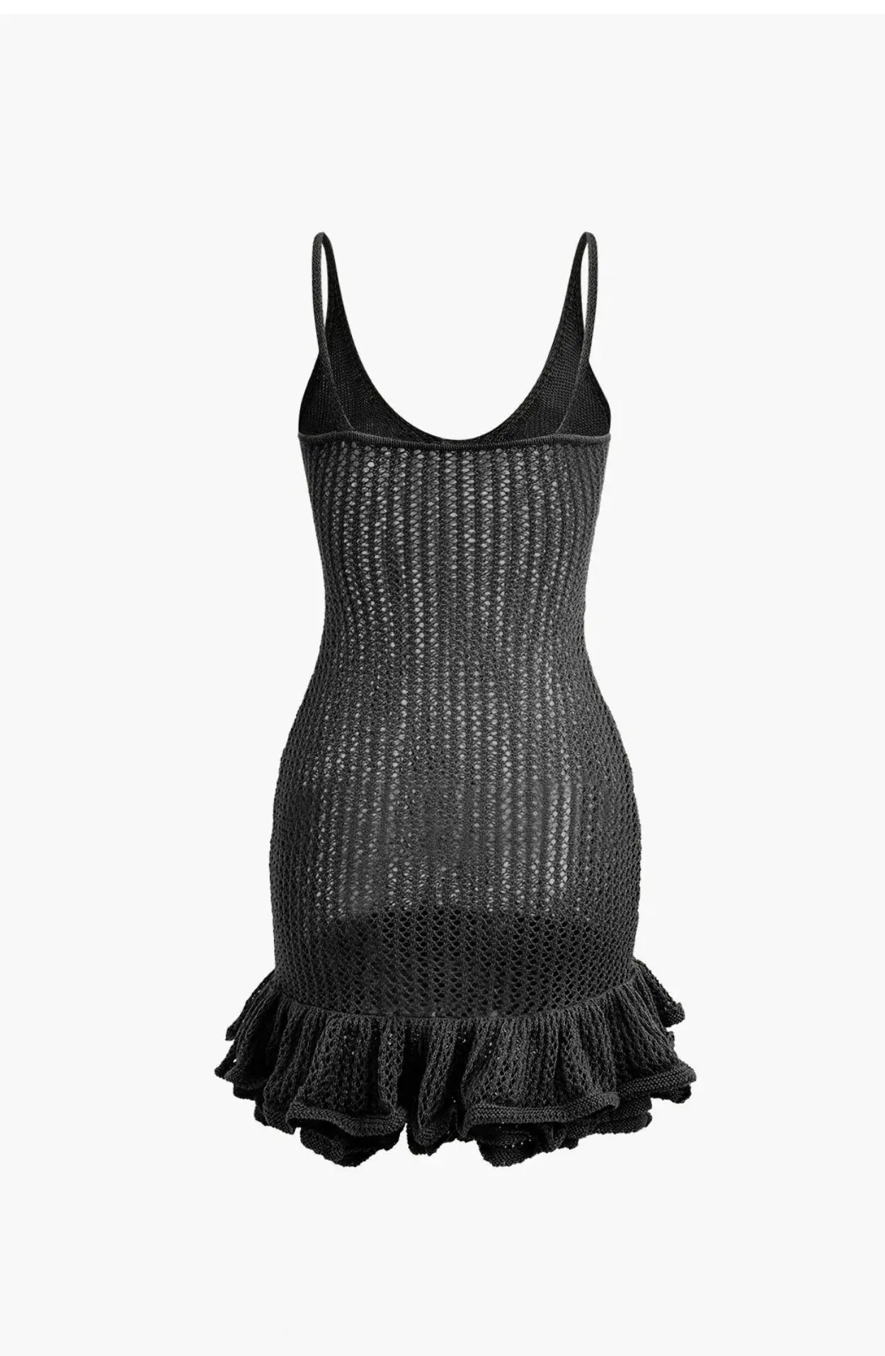 Presha Crochet Dress (Black) Milk Haute Clothing & Couture