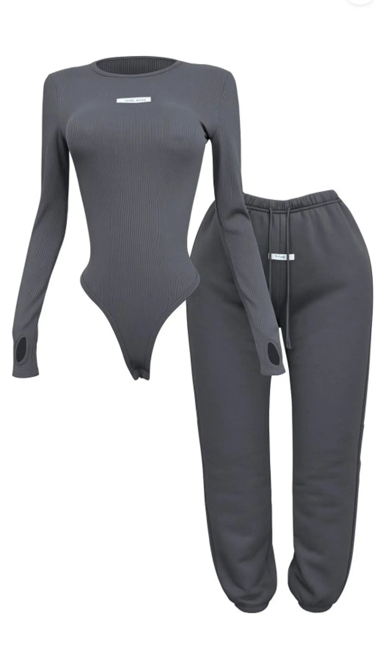 Charcoal Casual 2piece Set Milk Haute Clothing & Couture