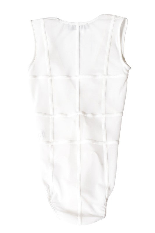 Just a white Bodysuit