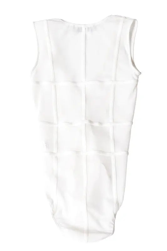 Just a white Bodysuit Milk Haute Clothing & Couture