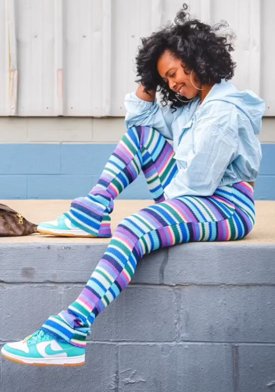 Multi Color Striped Pants