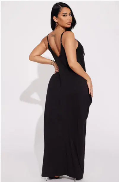 All Black Maxi Dress Milk Haute Clothing & Couture