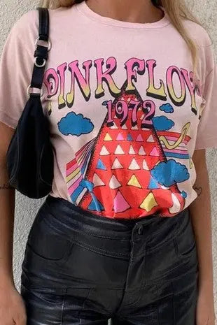 Pink & Floyd Graphic Tee Milk Haute Clothing & Couture